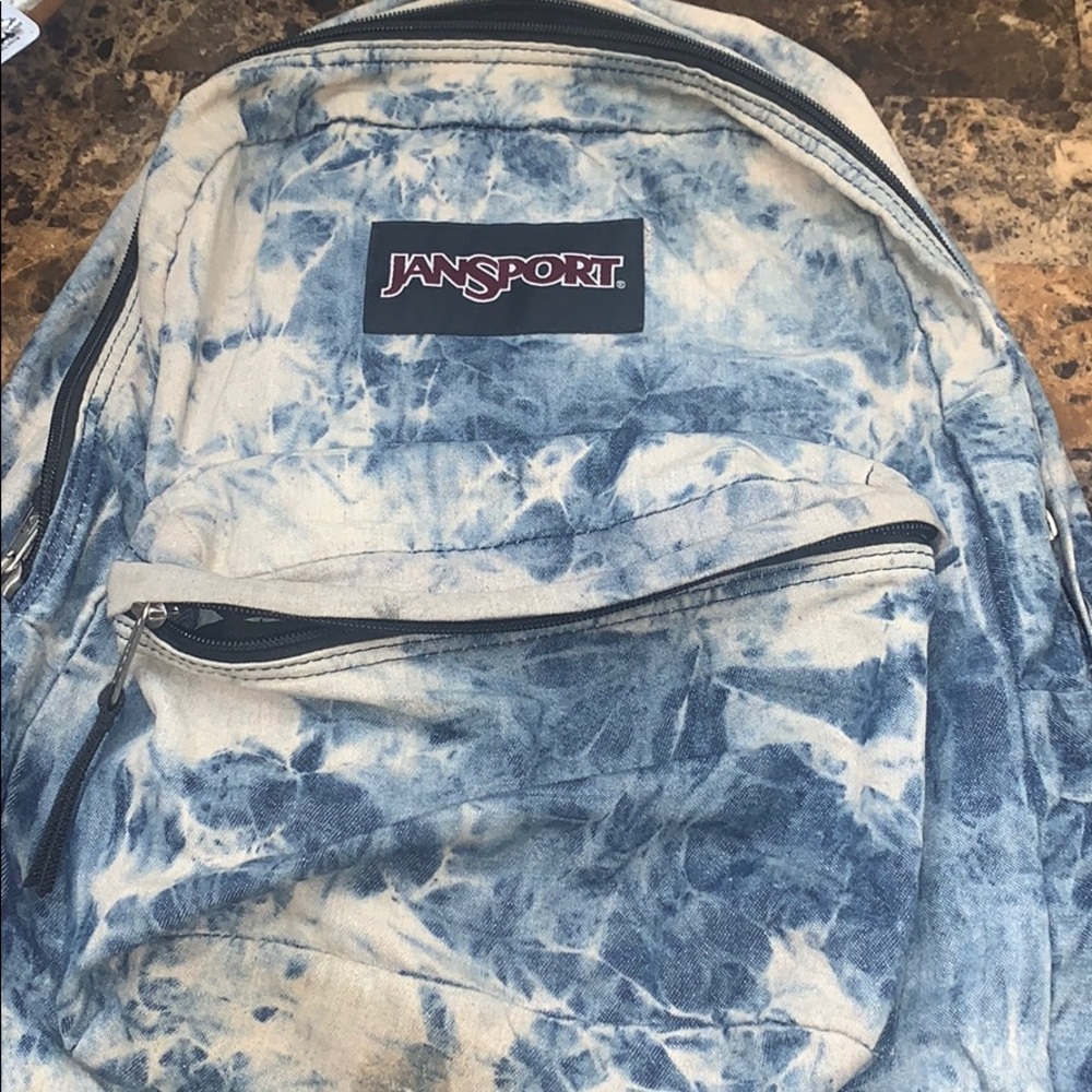 acid wash jansport backpack